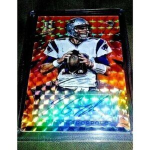 3/3 JIMMY GAROPPOLO Panini Spectra Auto Signature Prizm Refractor LA RAMS